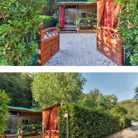 Chalet Nel Verde Di Campingplatz Cavo